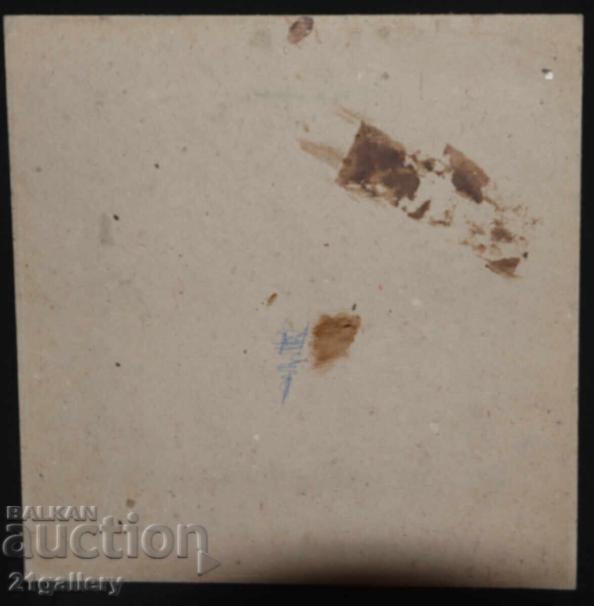 Old watercolor painting landscape - 7