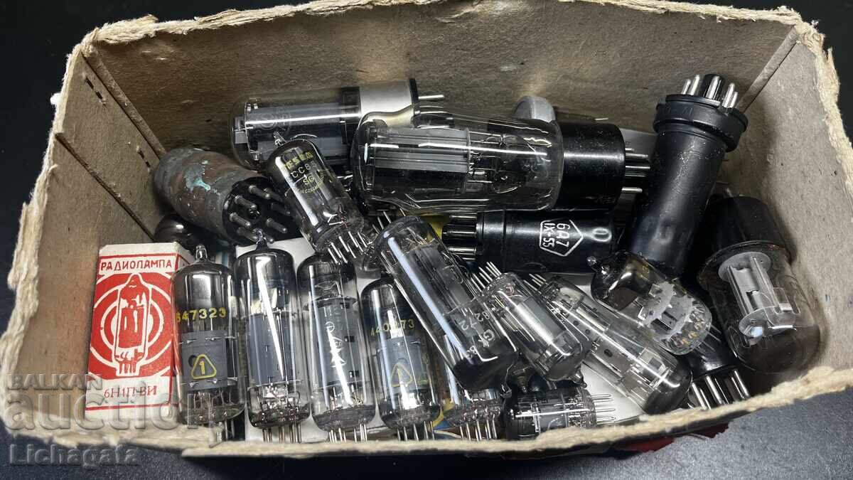 Radio lamps. Electronic scrap Radio lamps. Electronic scrap