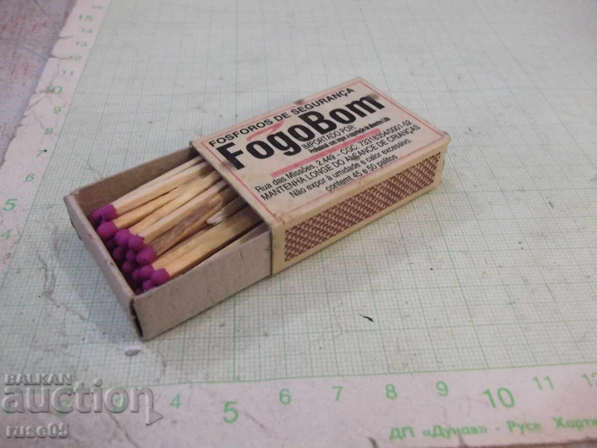 Licitație Chibrituri "FogoBom"