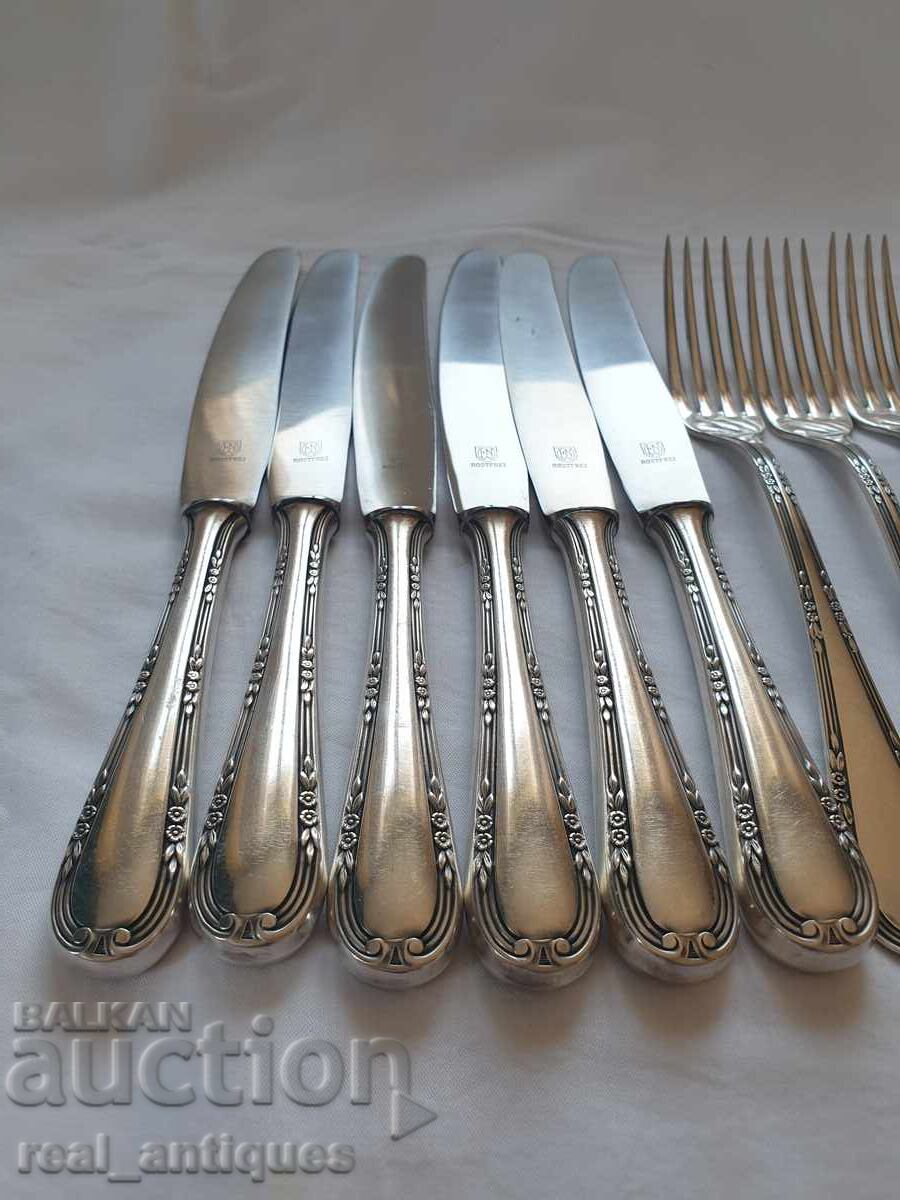 Set of silver plated utensils with price 216.00 BGN | € 110.44 Set of silver plated utensils with price 216.00 BGN | € 110.44