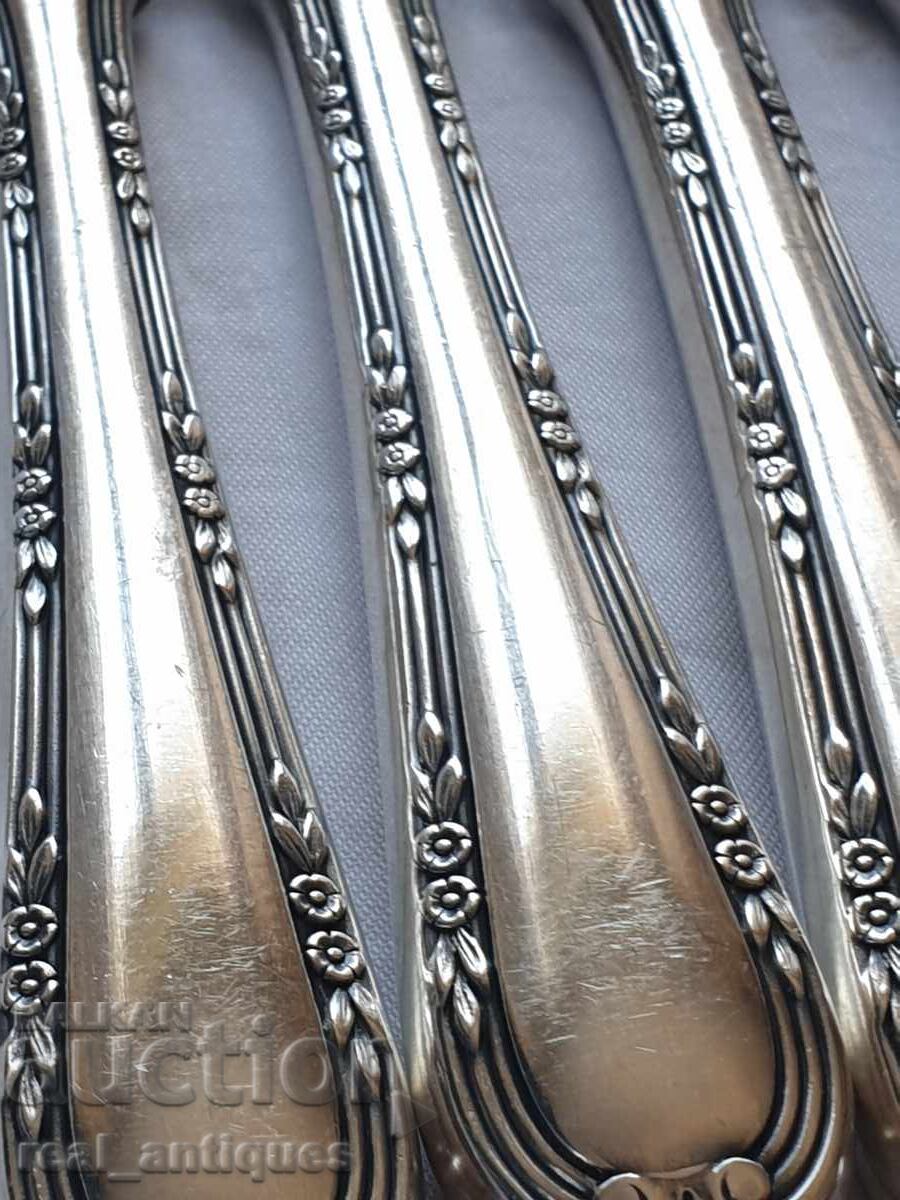 Set of silver plated utensils - 5 Set of silver plated utensils - 5