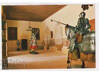 Cartolina Segovia El Alcazar Sala Palatului Leilor Spania