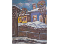 Prof. Stoyan Domuschiev (1935-2021) Vopsele de peisaj / ulei