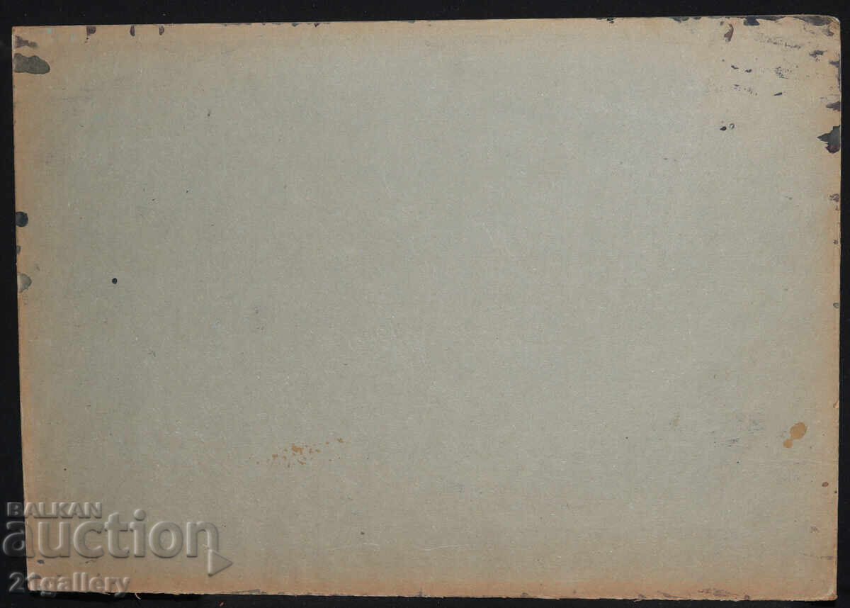 Mid-20th Century Painting, Tempera Paints, Old House Interior - 6 Mid-20th Century Painting, Tempera Paints, Old House Interior - 6