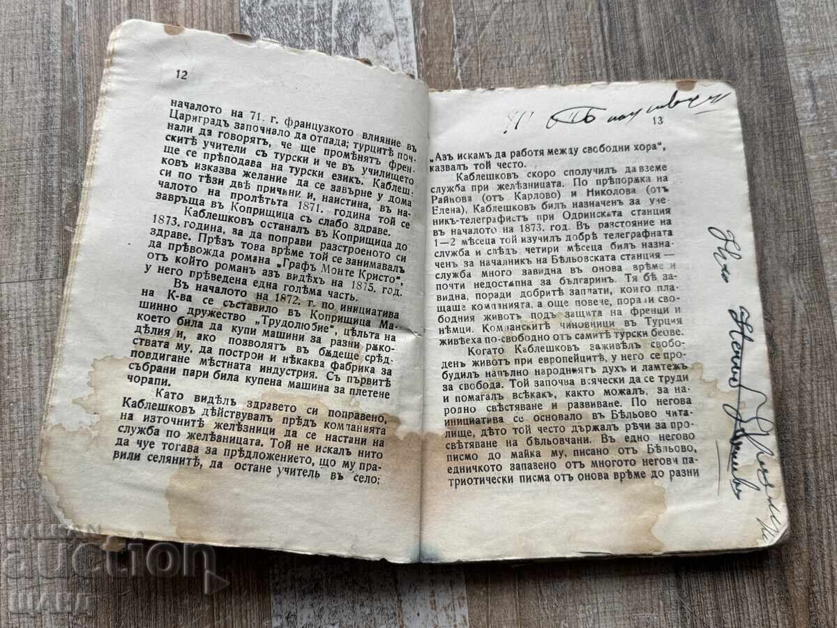 1918 Βιβλίο Πρώτο Όπλο σημειώσεις για την εξέγερση του Κοπρίβστιτσα - 5 1918 Βιβλίο Πρώτο Όπλο σημειώσεις για την εξέγερση του Κοπρίβστιτσα - 5