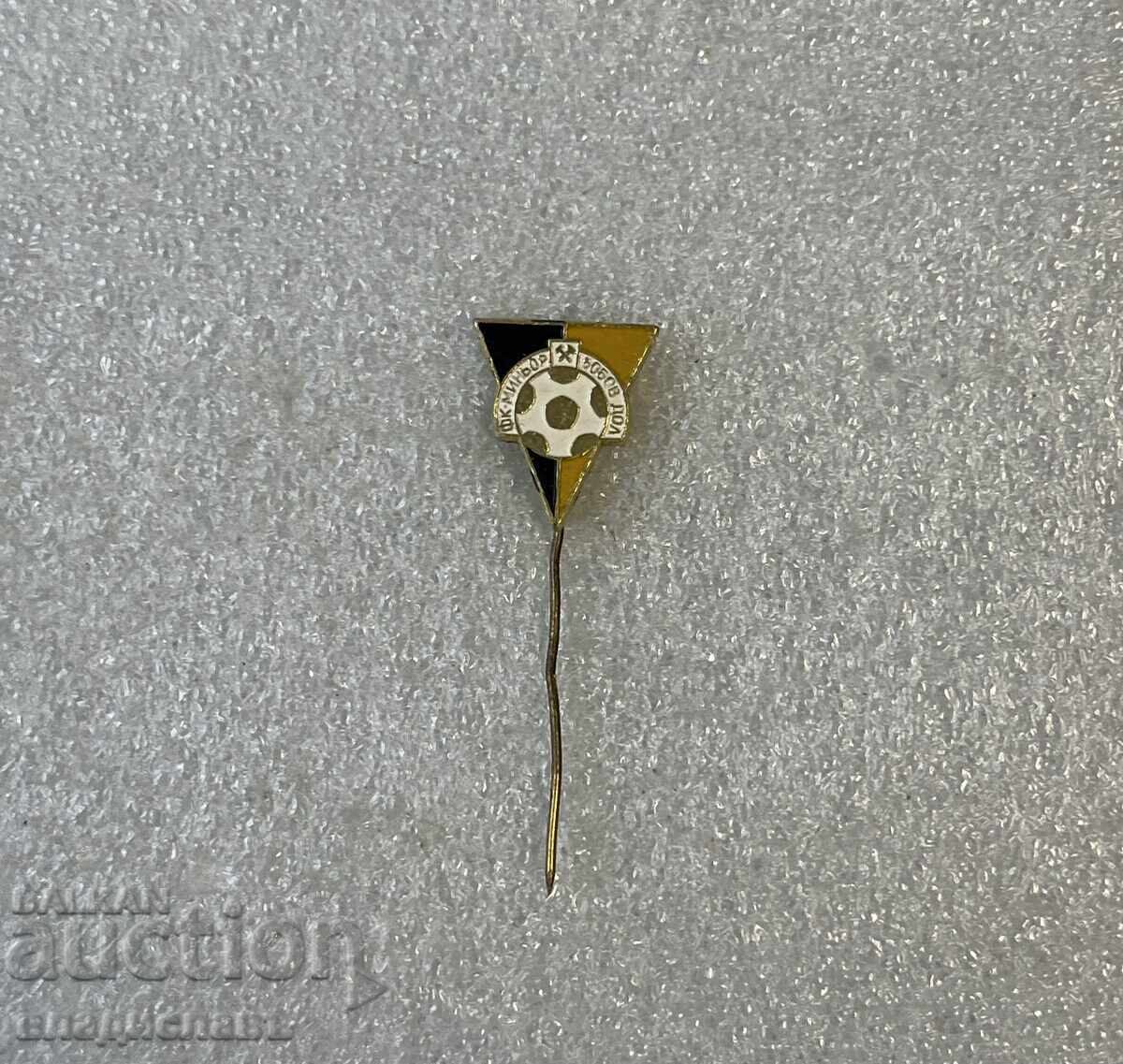 стара футболна значка ФК МИНЬОР БОБОВ ДОЛ