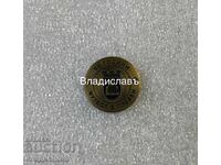 Rară insignă de fotbal 90 de ani FOTBAL la PLEVEN