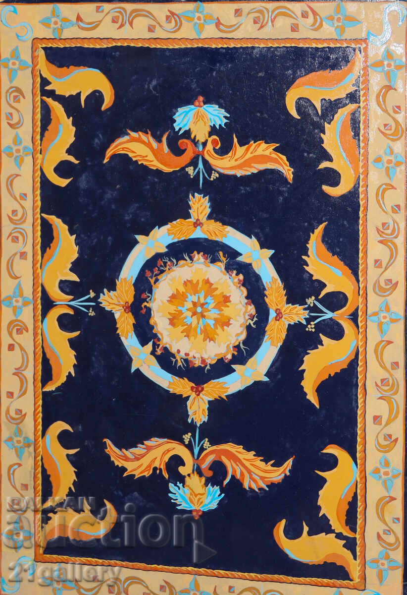 Oil painting design for a carpet with price 200.00 BGN | € 102.26 Oil painting design for a carpet with price 200.00 BGN | € 102.26