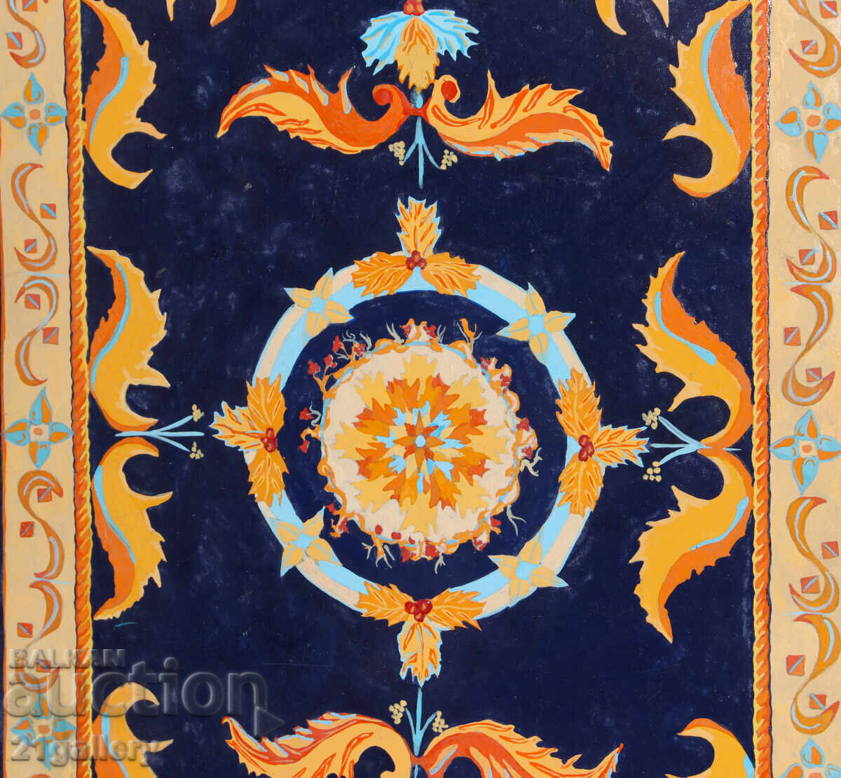 Oil painting design for a carpet - 5 Oil painting design for a carpet - 5