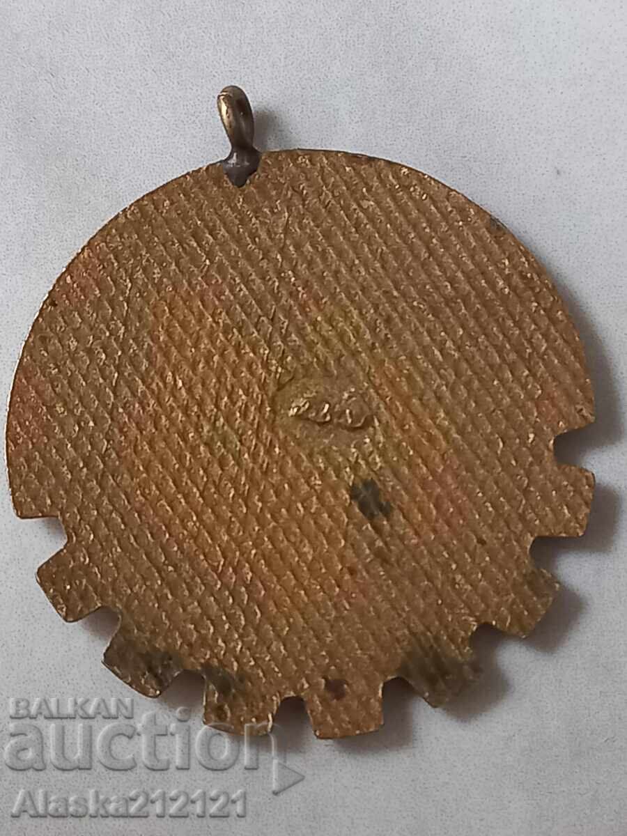 Badge - emblem - Young innovator - enamel with price 6.00 BGN | € 3.07