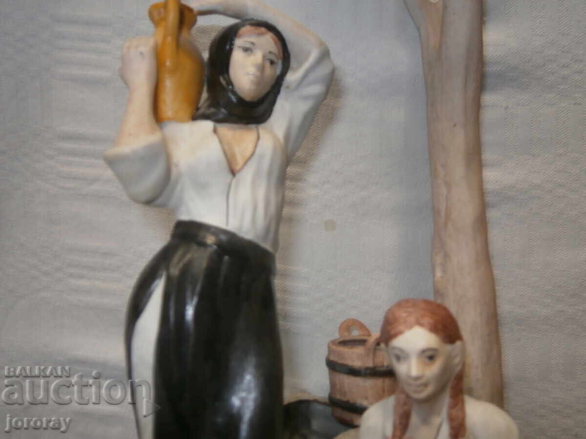 Porcelain figure 28x15cm. mark with price 100.00 BGN | € 51.13 Porcelain figure 28x15cm. mark with price 100.00 BGN | € 51.13