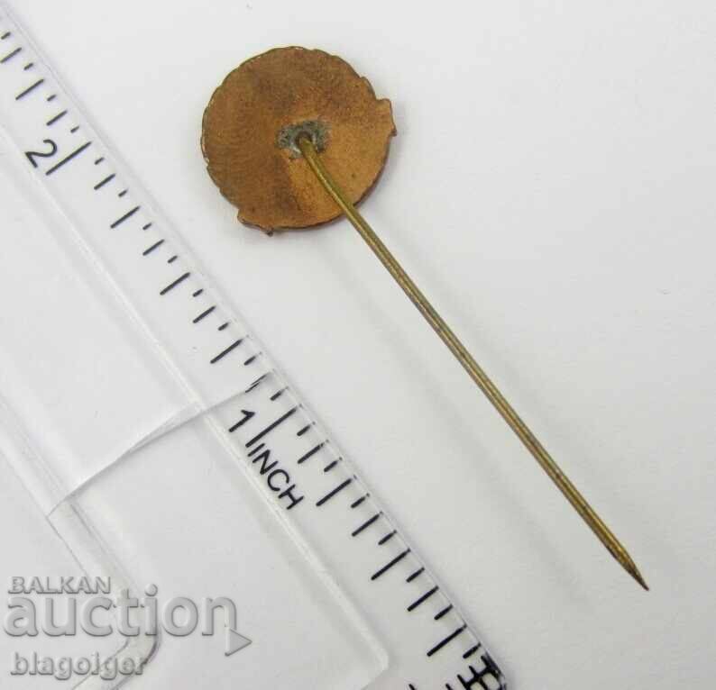 Рядък награден знак -Аз служа-БЧК-Емайл - 6