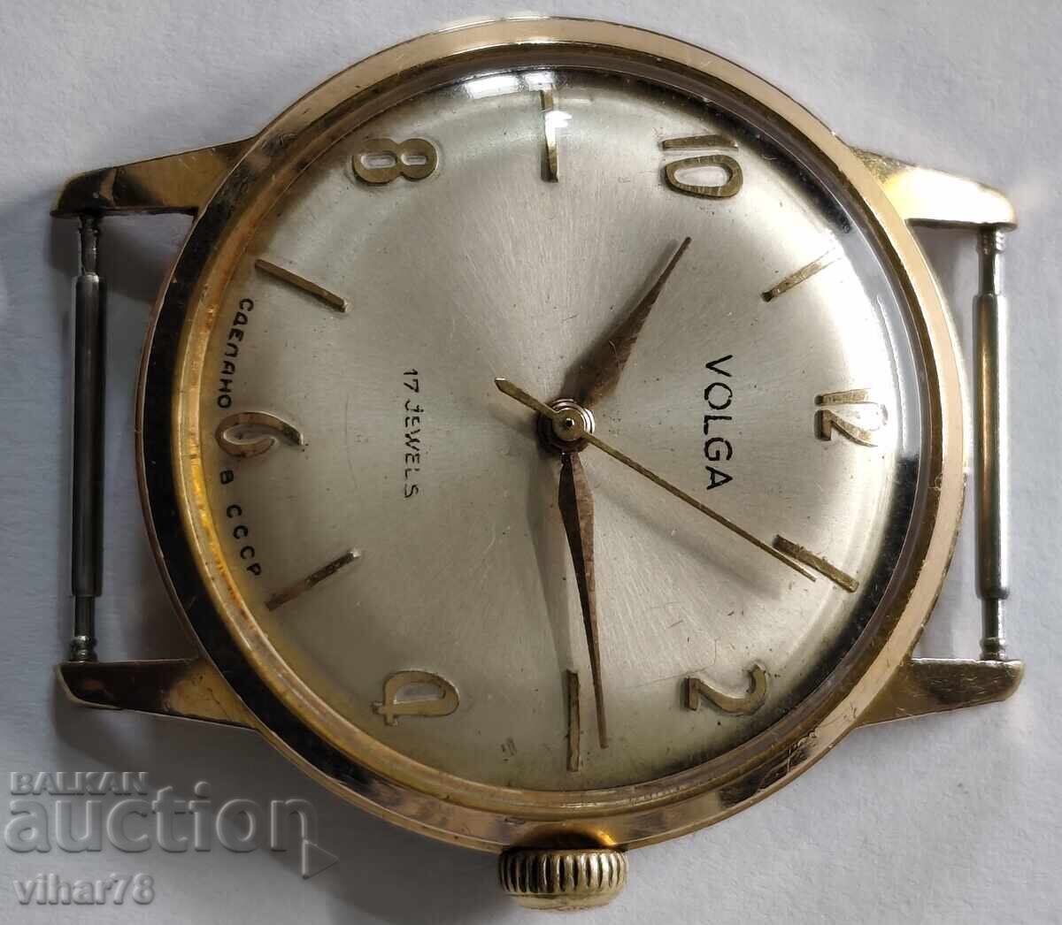 Rare Men's Gold-Plated Watch 20 Microns Volga with price € 199.99 | 391.15 BGN