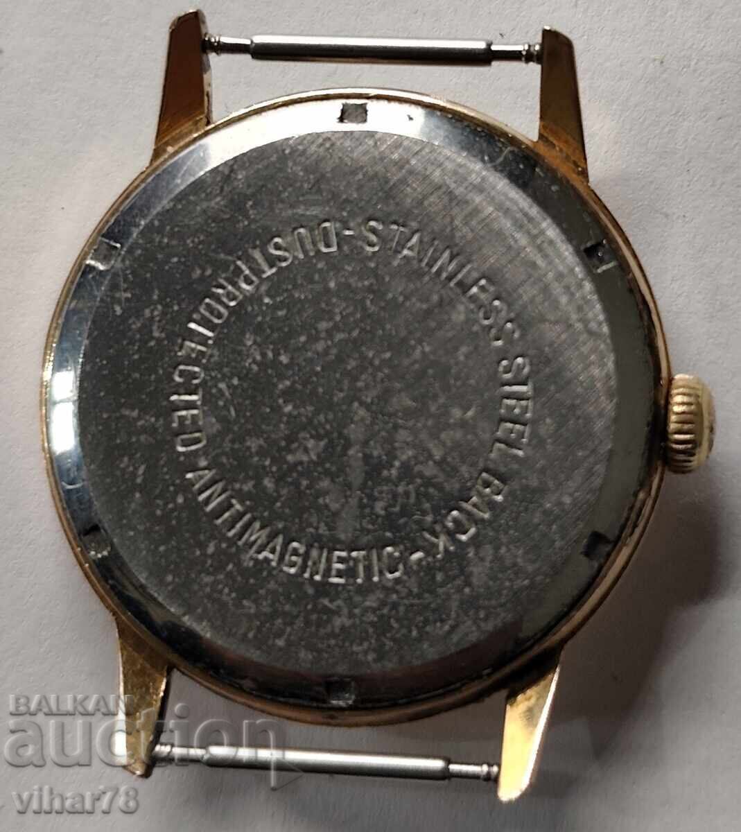 Rare Men's Gold-Plated Watch 20 Microns Volga - 7