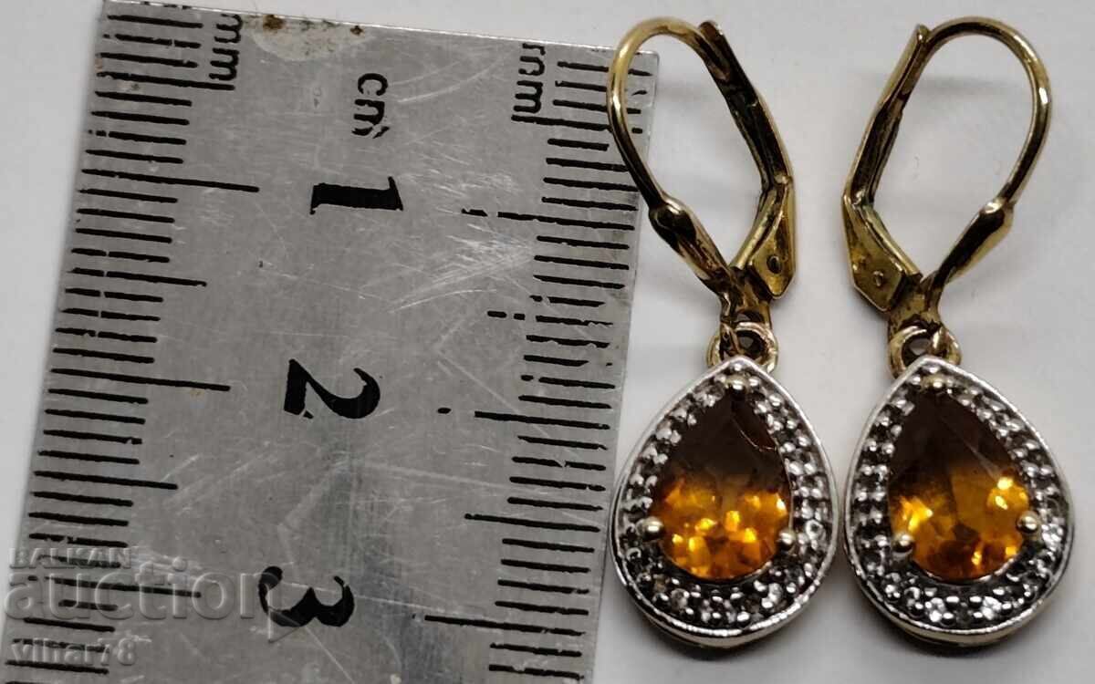 Позлатени сребърни обеци с цена € 79.99 | 156.45 лв.