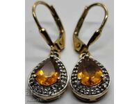 Επιχρυσωμένα ασημένια σκουλαρίκια