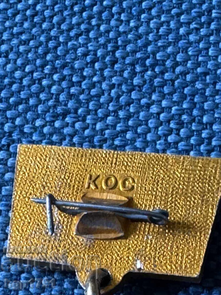 Рядък почетен знак БАМ 1984 СССР UNC - 7 Рядък почетен знак БАМ 1984 СССР UNC - 7