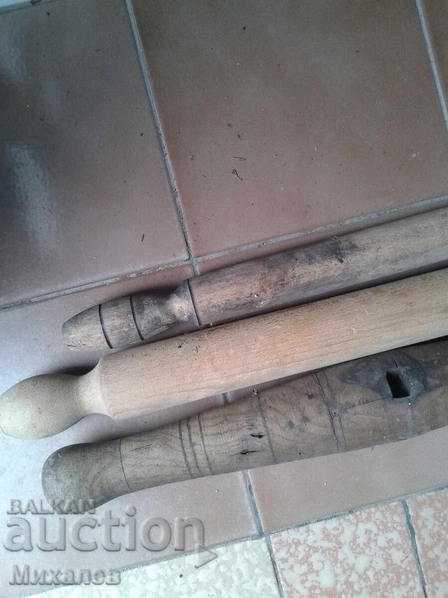 Auction Wooden rolling pins Auction Wooden rolling pins