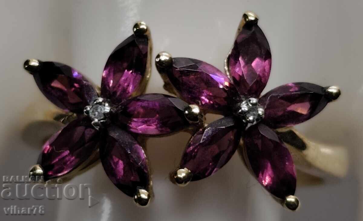 Παράδοση ΧΡΥΣΟ ΔΑΧΤΥΛΙΔΙ 8 ΚΑΡΑΤΙΩΝ ΜΕ ΓΡΑΝΑΤΗ