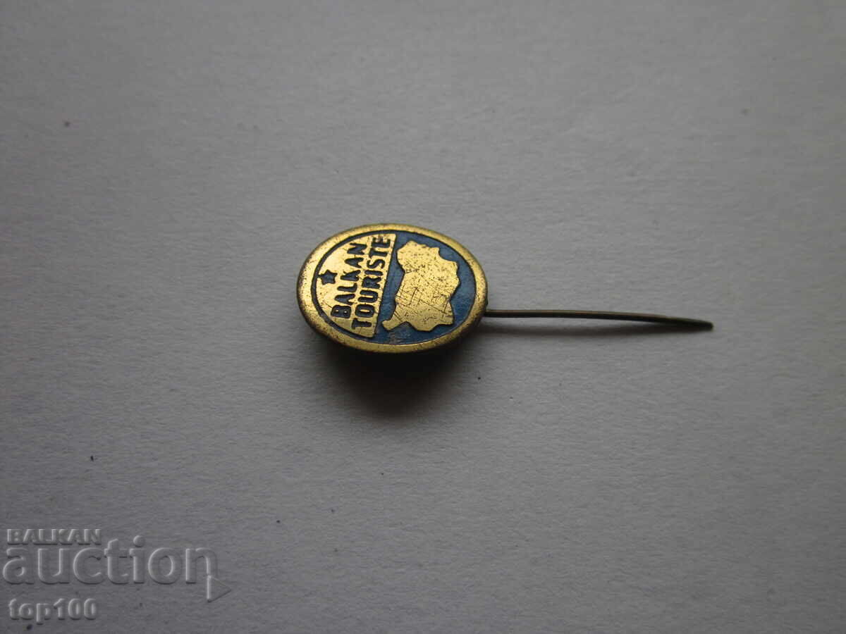 METAL BADGE BALKAN TOURISTE BZC !!! METAL BADGE BALKAN TOURISTE BZC !!!