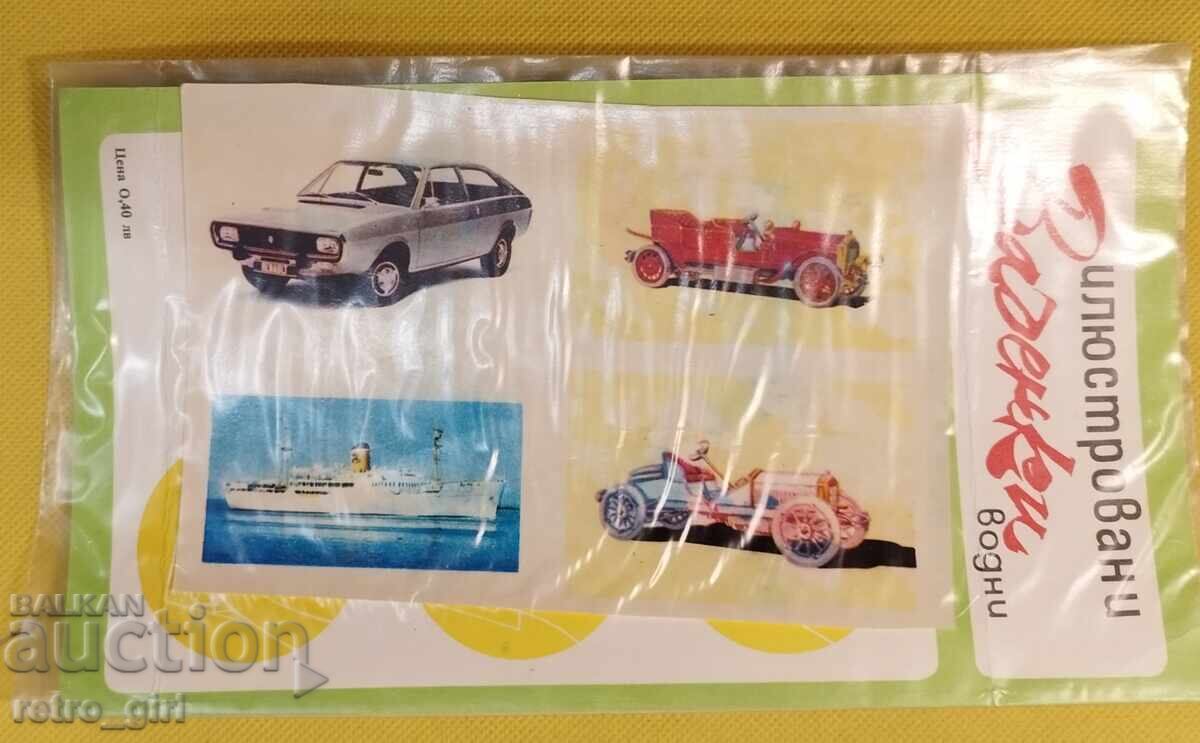 Old water decals for cars