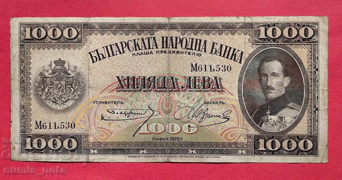 1000 BGN 1925 έτος Βουλγαρία - έναρξη από 1 σεντ. 1000 BGN 1925 έτος Βουλγαρία - έναρξη από 1 σεντ.