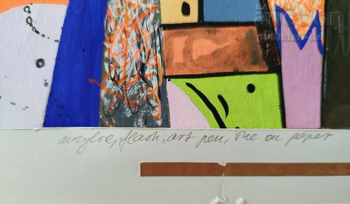 Livrarea Tablou "Energie colorată", 1992, pictor G. Yanachiev (1941-2018) Livrarea Tablou "Energie colorată", 1992, pictor G. Yanachiev (1941-2018)