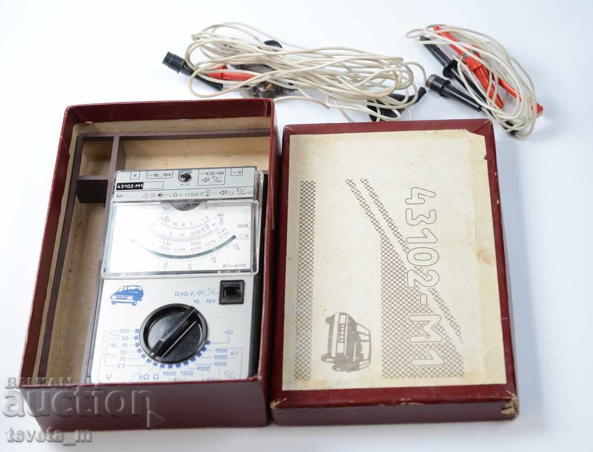Aparat de măsurare combinat electric model 43102-M1 URSS soc cu preț 30.00 BGN | € 15.34 Aparat de măsurare combinat electric model 43102-M1 URSS soc cu preț 30.00 BGN | € 15.34