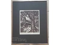 Veselin Staykov engraving 1966