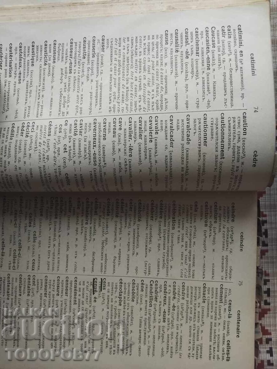 Δημοπρασία Παλιά γαλλικά λεξικά