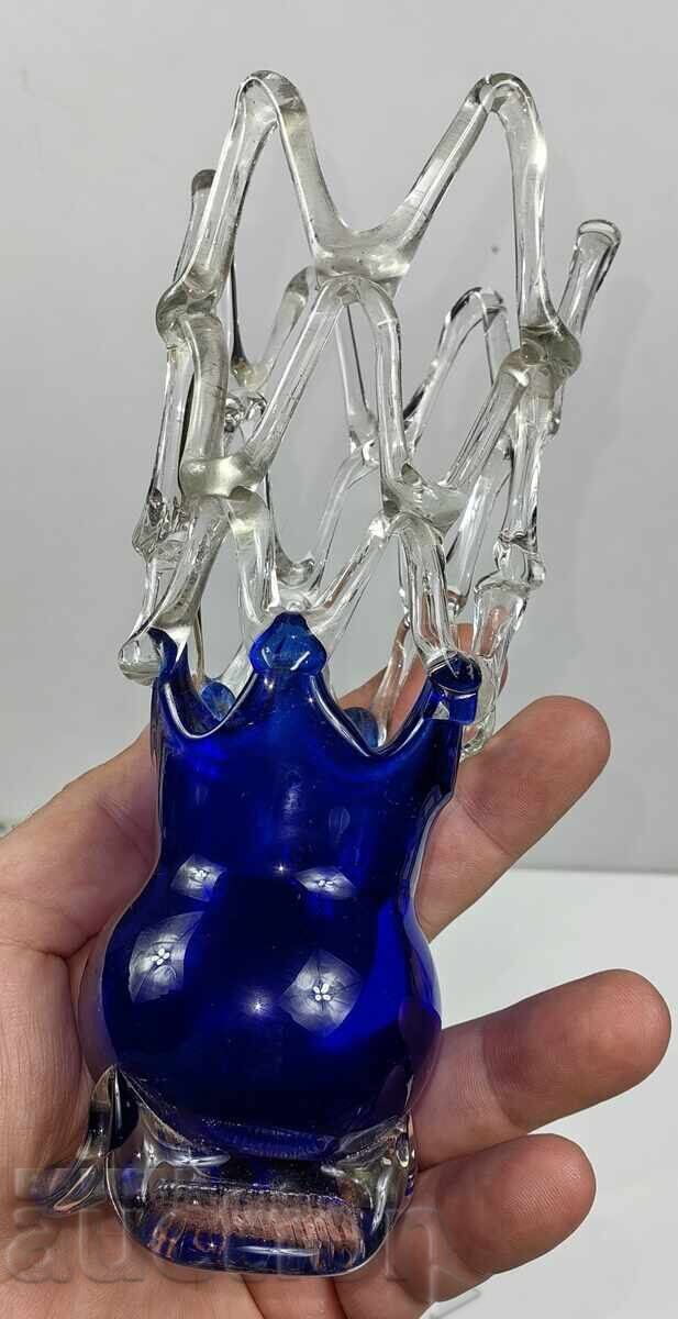 VAZĂ DIN STICLĂ VAZĂ SUFLATĂ TIP MURANO REZISTENTĂ - 5