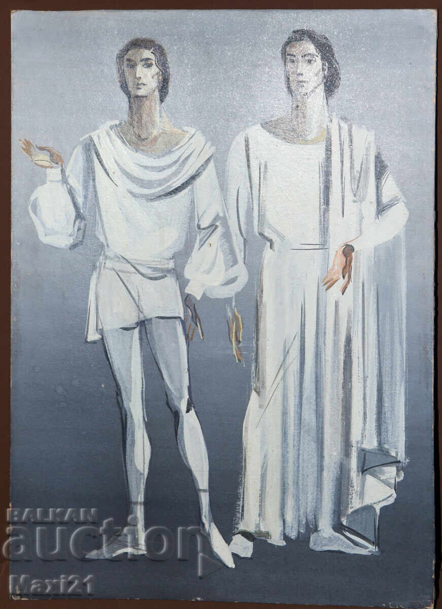 Σκηνογραφία, τέμπερες πορτρέτο με τιμή 240.00 BGN | € 122.71 Σκηνογραφία, τέμπερες πορτρέτο με τιμή 240.00 BGN | € 122.71