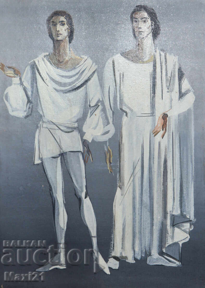 Σκηνογραφία, τέμπερες πορτρέτο Σκηνογραφία, τέμπερες πορτρέτο