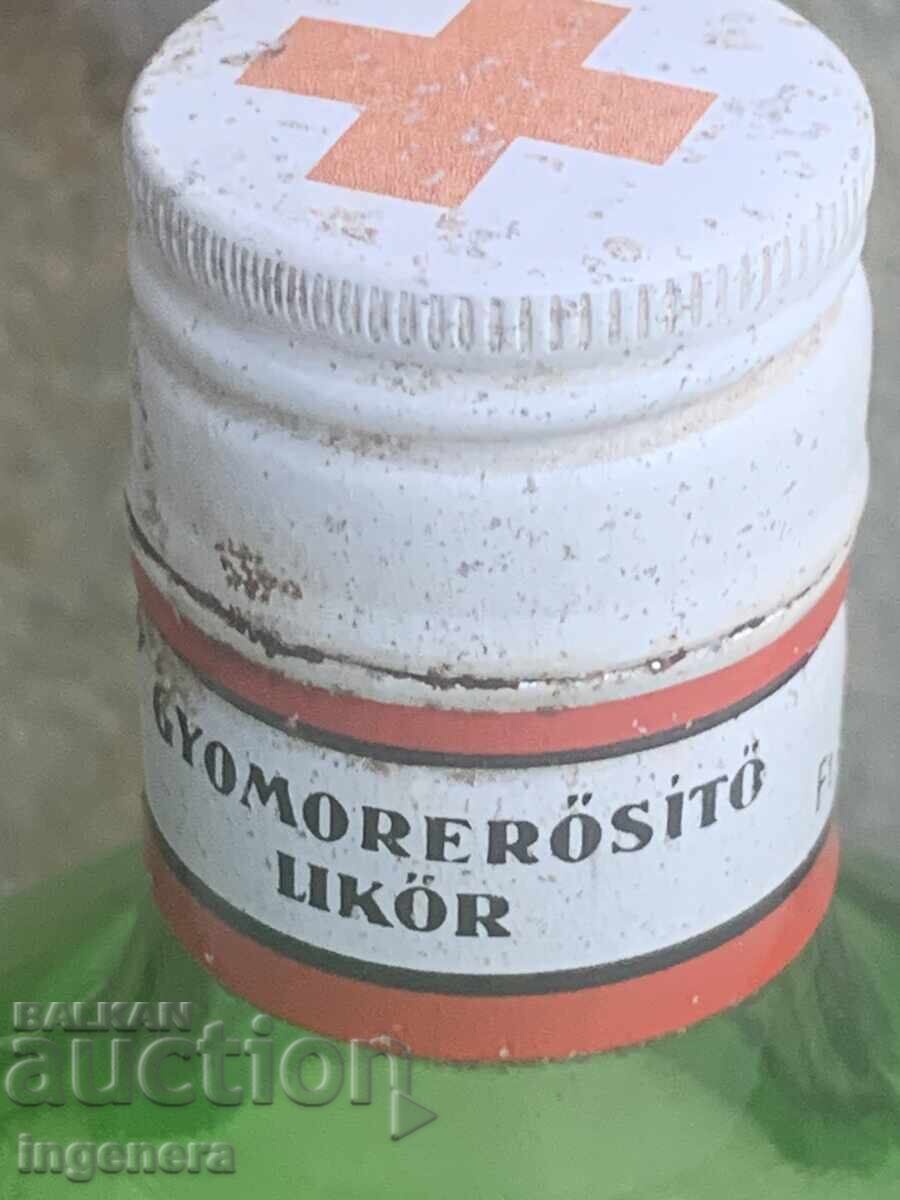 Licitație STICLĂ DE LICHIOR DIN ANII '70 PLINĂ SIGILATĂ - 0.5 LITRI