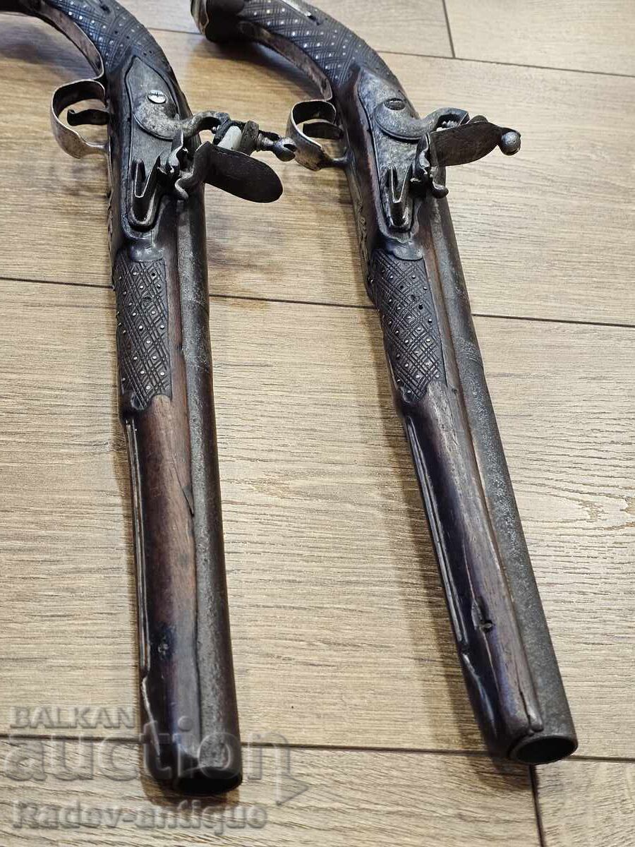 Auction  Pair of Balkan Flintlock Pistols
