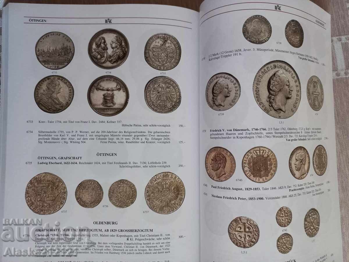 Delivery of Numismatics - Auction catalog for medieval coins