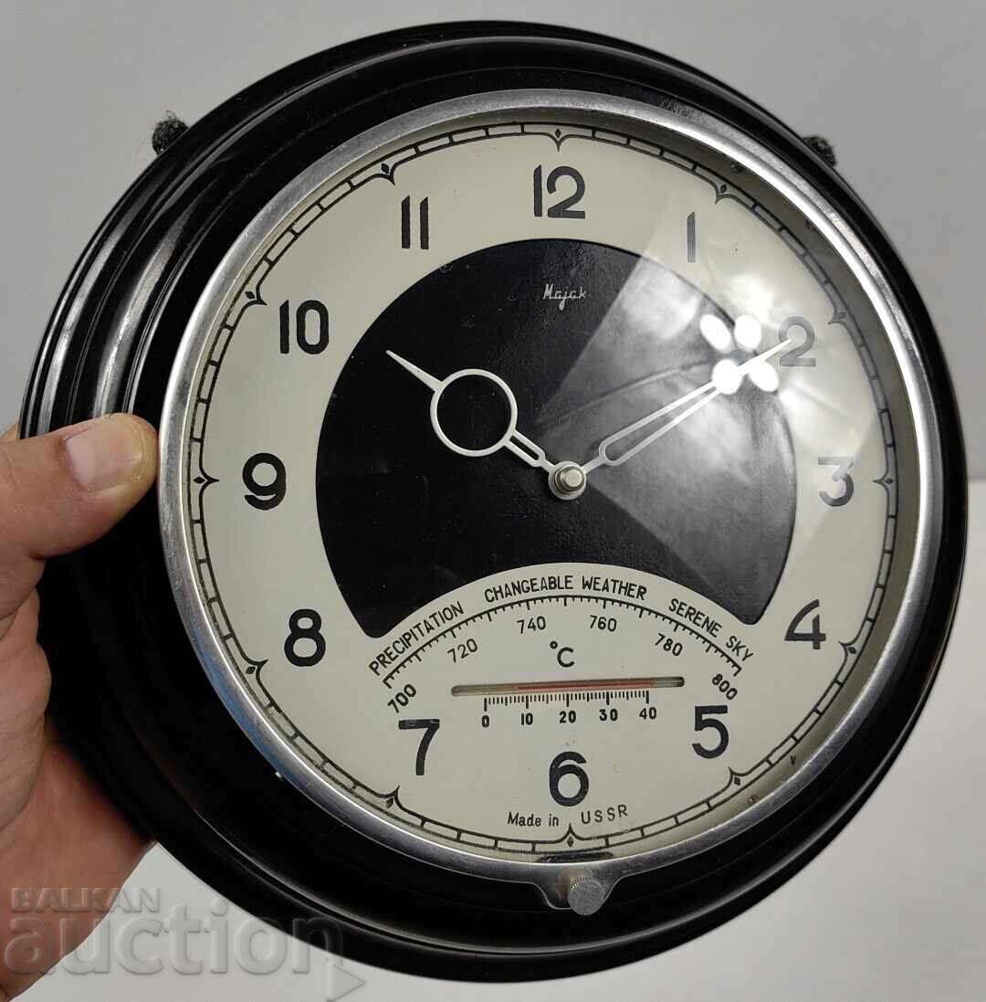 CEAS DE PERETE SOȚIAL MAYAK TERMOMETRU PENTRU DECORARE NU FUNCȚIONEAZĂ - 5