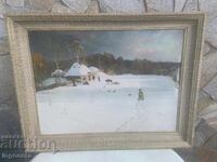 ΑΝΤΙΓΡΑΦΗ ΖΩΓΡΑΦΙΚΗΣ ΣΕ ΚΑΜΒΑ ΕΚΤΥΠΩΣΗ ΣΕ ΠΛΑΙΣΙΟ - 730 Χ 570 MM