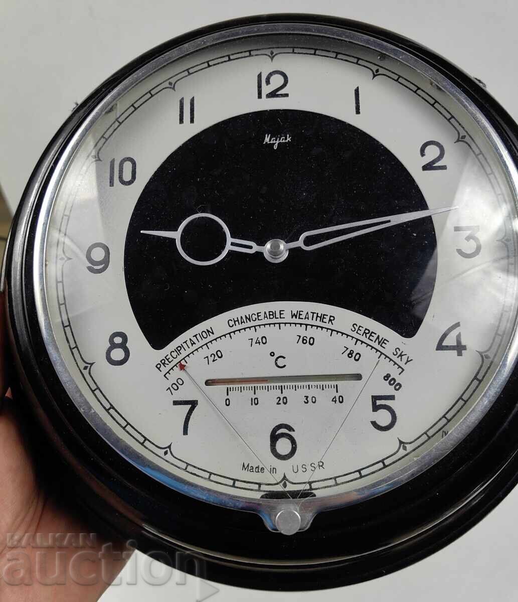 Licitație CEAS DE PERETE SOȚIAL MAYAK TERMOMETRU PENTRU DECORARE NU FUNCȚIONEAZĂ