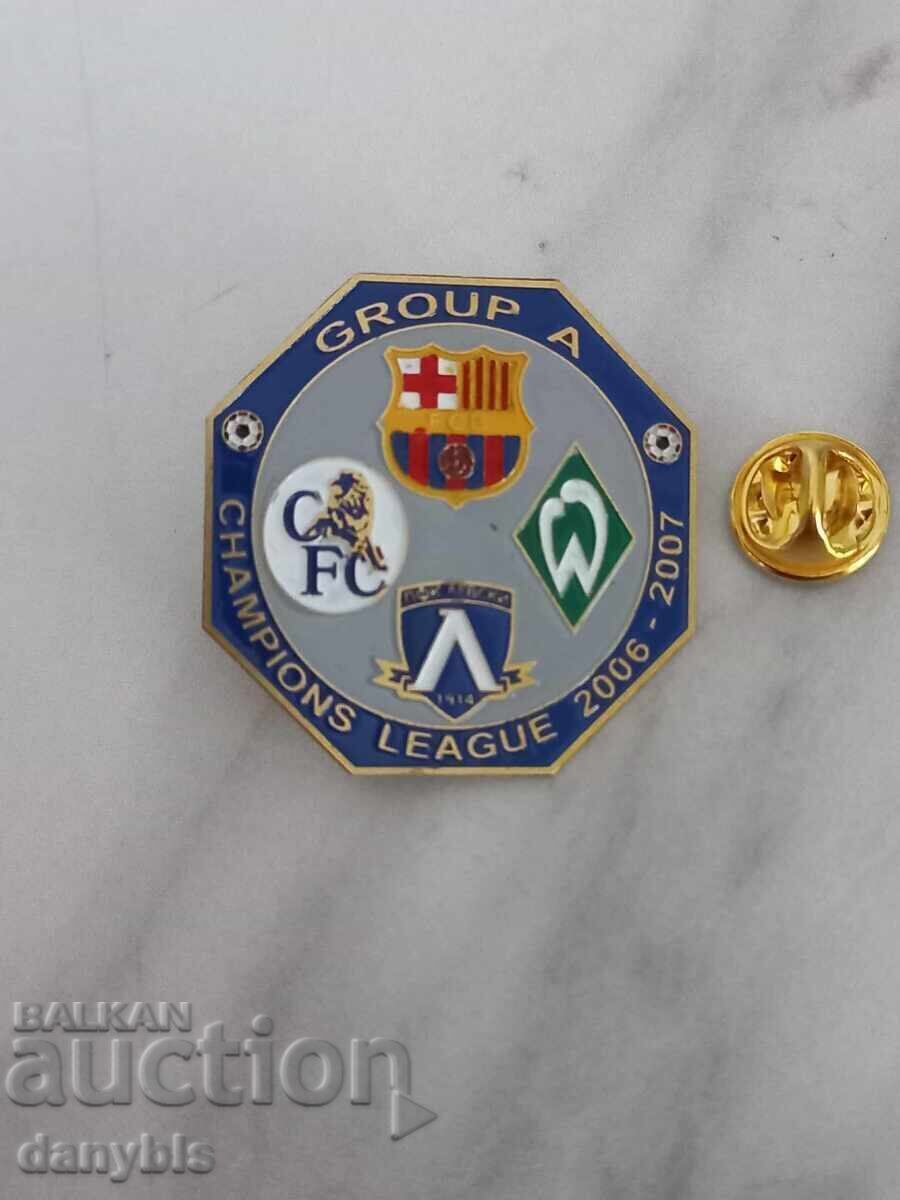 Football badge - Levski - Champions League 2006 - 07