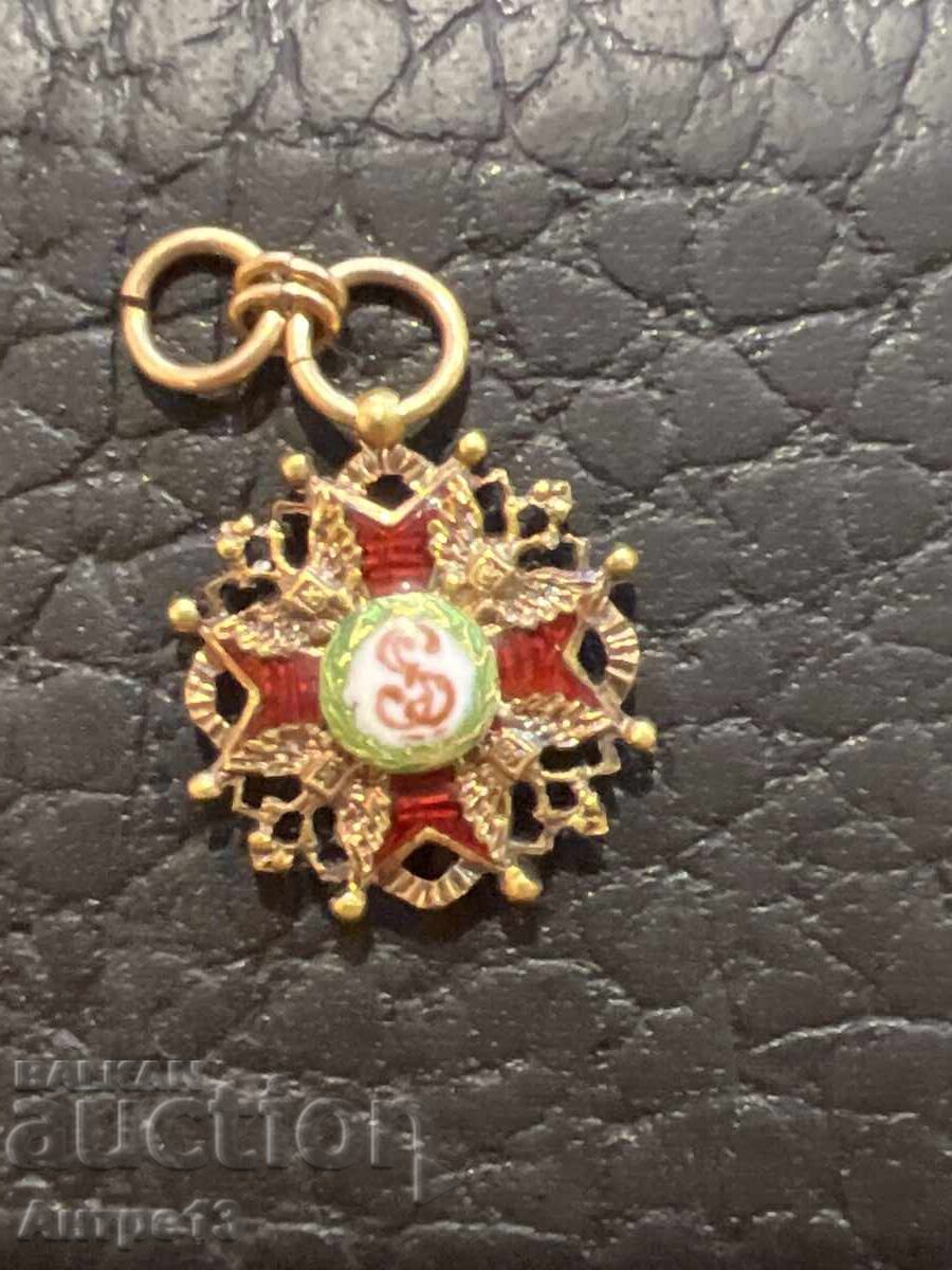 Τάγμα Αγίου Στανισλάου Μινιατούρα Χρυσός με τιμή 900.00 BGN | € 460.16 Τάγμα Αγίου Στανισλάου Μινιατούρα Χρυσός με τιμή 900.00 BGN | € 460.16