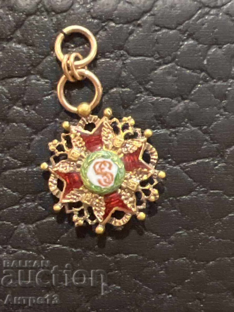 Παράδοση Τάγμα Αγίου Στανισλάου Μινιατούρα Χρυσός Παράδοση Τάγμα Αγίου Στανισλάου Μινιατούρα Χρυσός