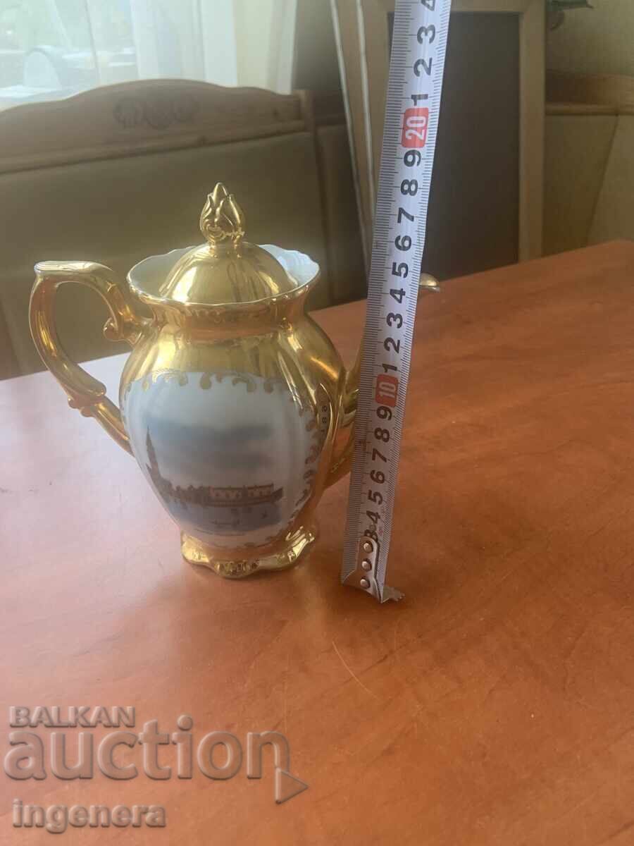 Porcelain Tea Kettle Bavaria Gold Gilding with price 39.00 BGN | € 19.94