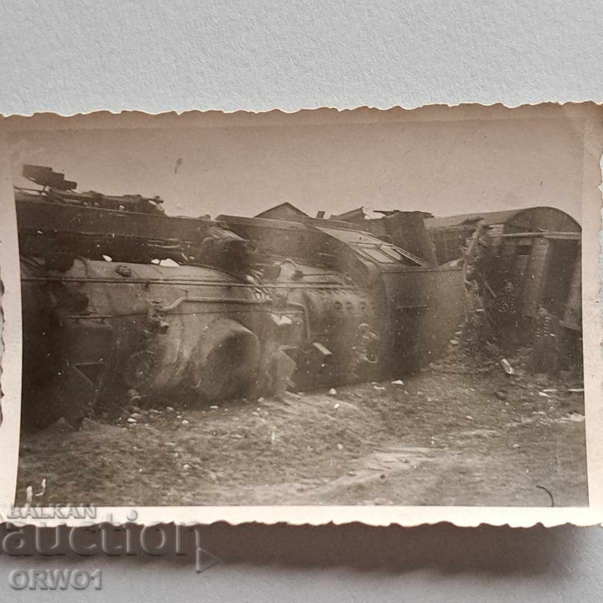 Царство България парен локомотив ЖП катастрофа