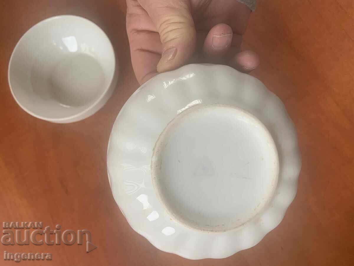 Παράδοση Πορσελάνινη κούπα με σήμανση Βουλγαρία - 2 τμχ