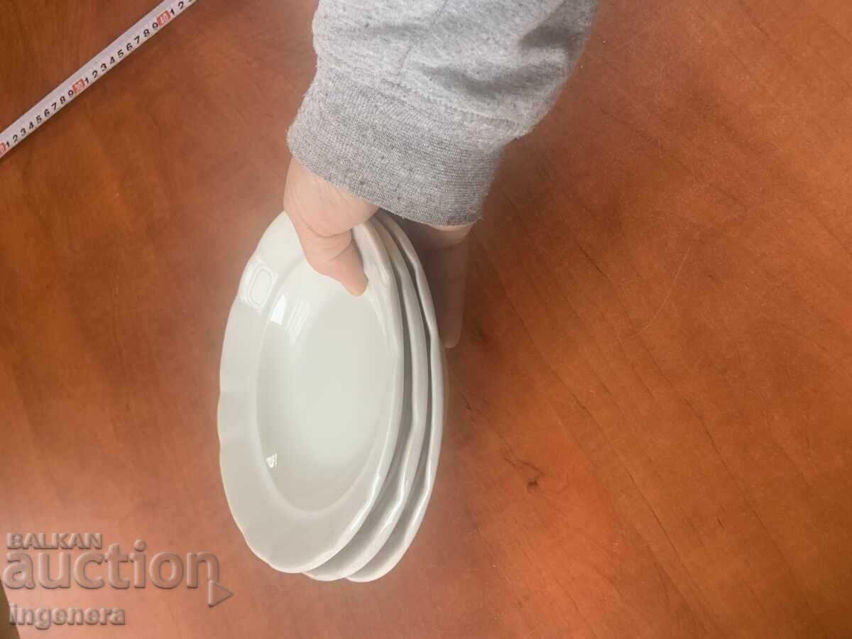 PORCELAIN PLATE BULGARIA MARKING FROM THE SOCIALIST ERA - 3 PCS - 5