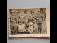 Μοτοσυκλέτα στρατιωτική με καλάθι Βασίλειο της Βουλγαρίας 1930s