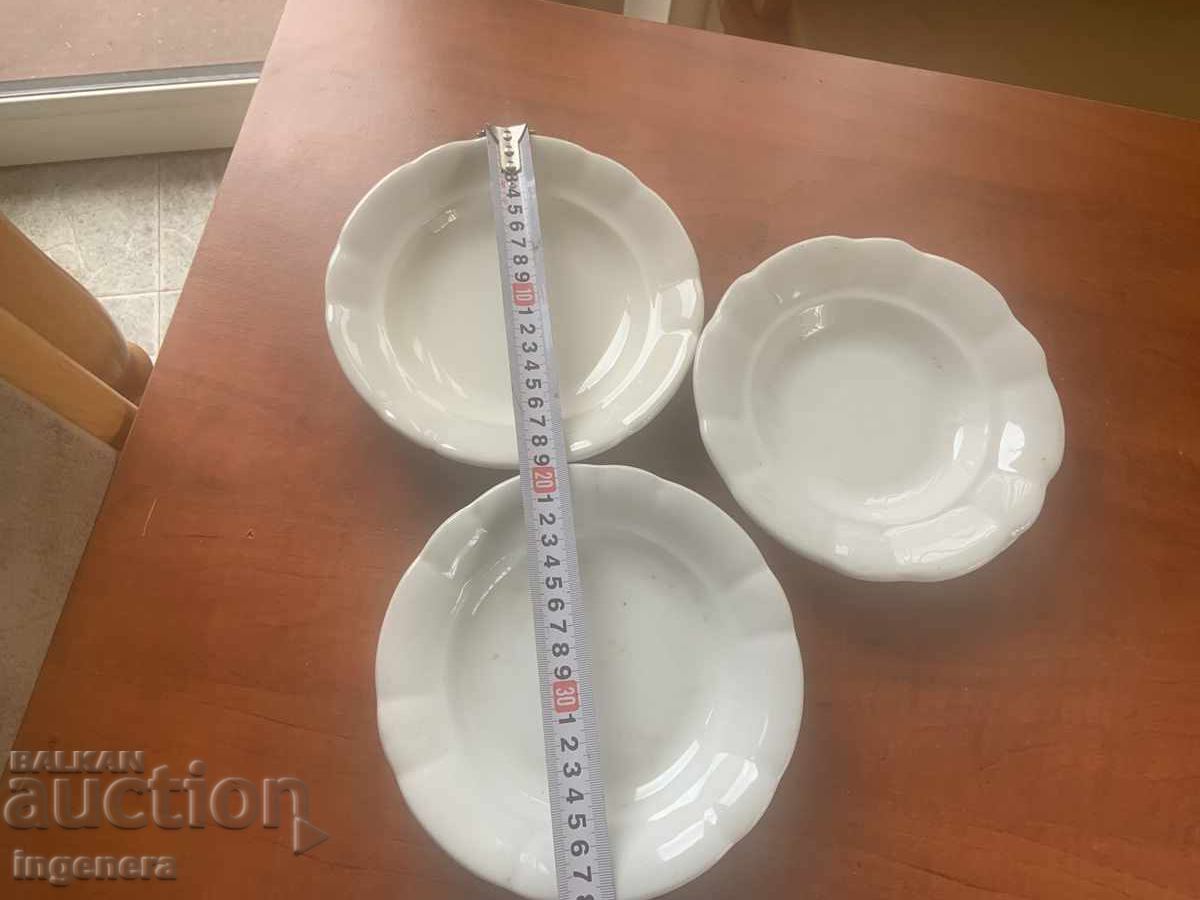 ΠΟΡΣΕΛΑΝΙΝΗ ΠΙΑΤΕΛΑ ΒΟΥΛΓΑΡΙΑΣ ΑΠΟ ΤΗΝ ΕΠΟΧΗ ΤΟΥ ΣΟΣΙΑΛΙΣΜΟΥ ΜΕ ΣΗΜΑΝΣΗ - 3 ΤΕΜ με τιμή 9.00 BGN | € 4.60