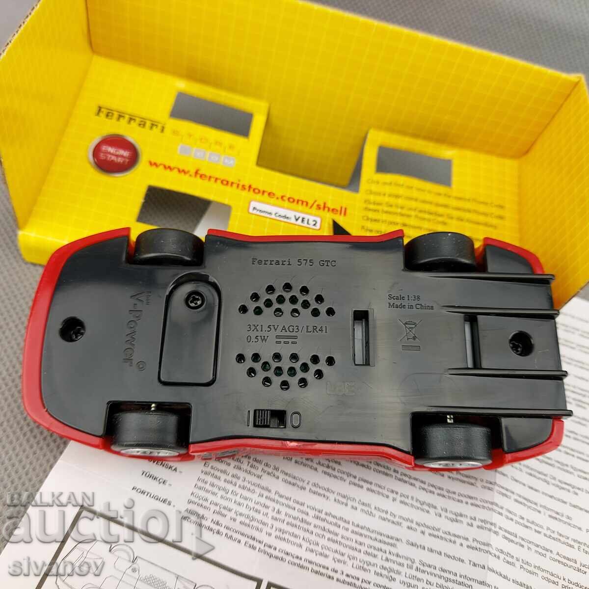 Ferrari 575 GTC car Hot Wheels 1:38 Shell V Power #3139 - 5