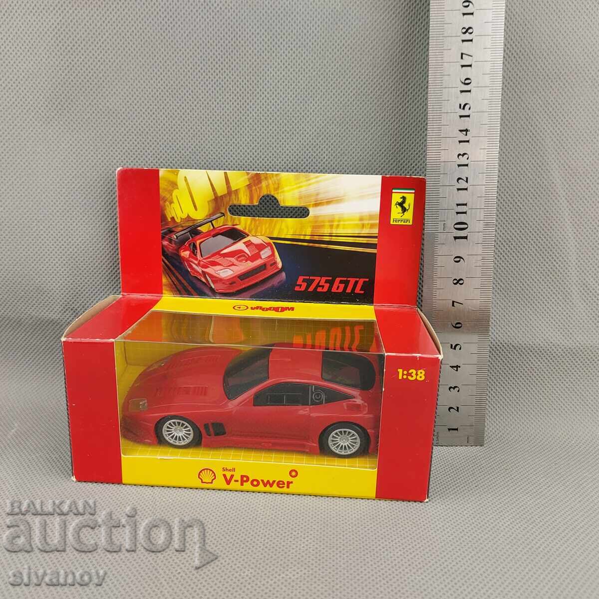 Ferrari 575 GTC car Hot Wheels 1:38 Shell V Power #3139 - 7